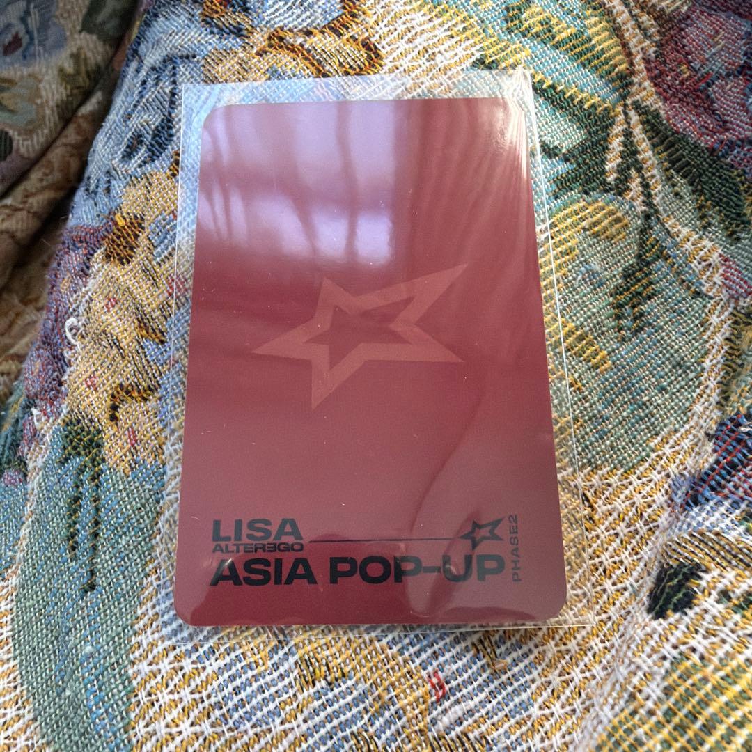 BLACKPINK Lisa リサ popup tokyo 特典トレカ 日本限定