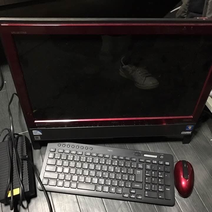 NEC valuestar PC キーボード、マウス、電源コード付