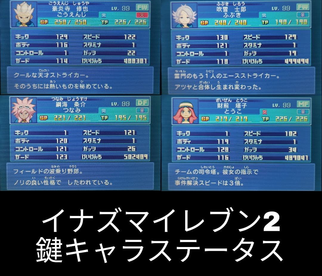 イナズマイレブン　1・2・3 円堂守伝説　3DS 　イナイレ123