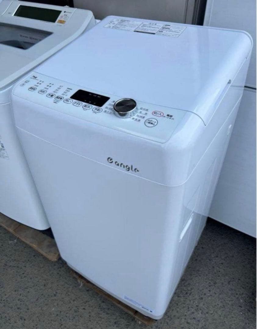 【高年式】2021年式 7kg e angle 洗濯機 ANG-WM-B70-W