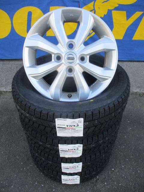 送料込み★新品スタッドレス★ブリヂストン　155/65R14★デイズ・ルークス