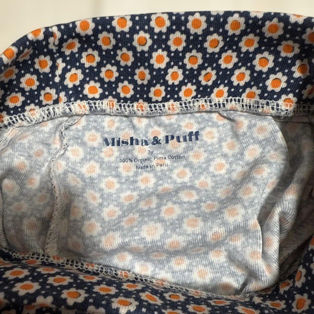 Misha & Puff 花柄Tシャツ4Y&パンツ3Y 2024SS