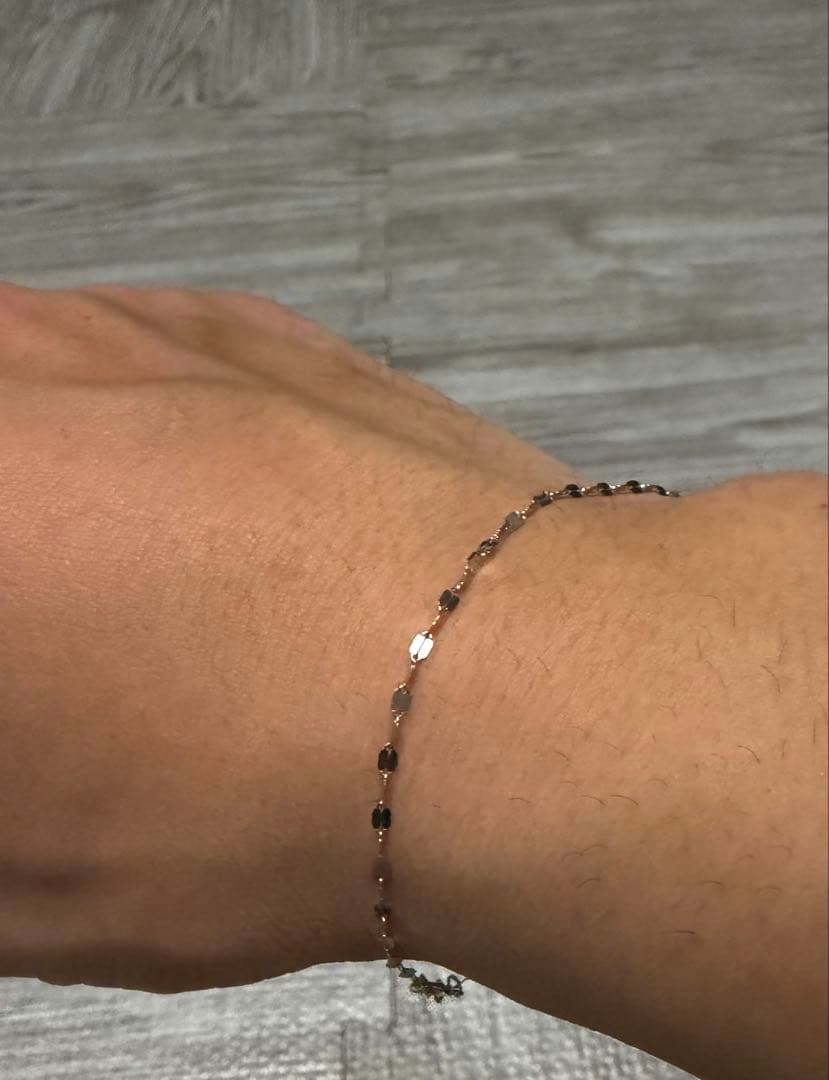 プラチナ　ブレスレット　PT950 18cm〜19cm メンズ　レディース