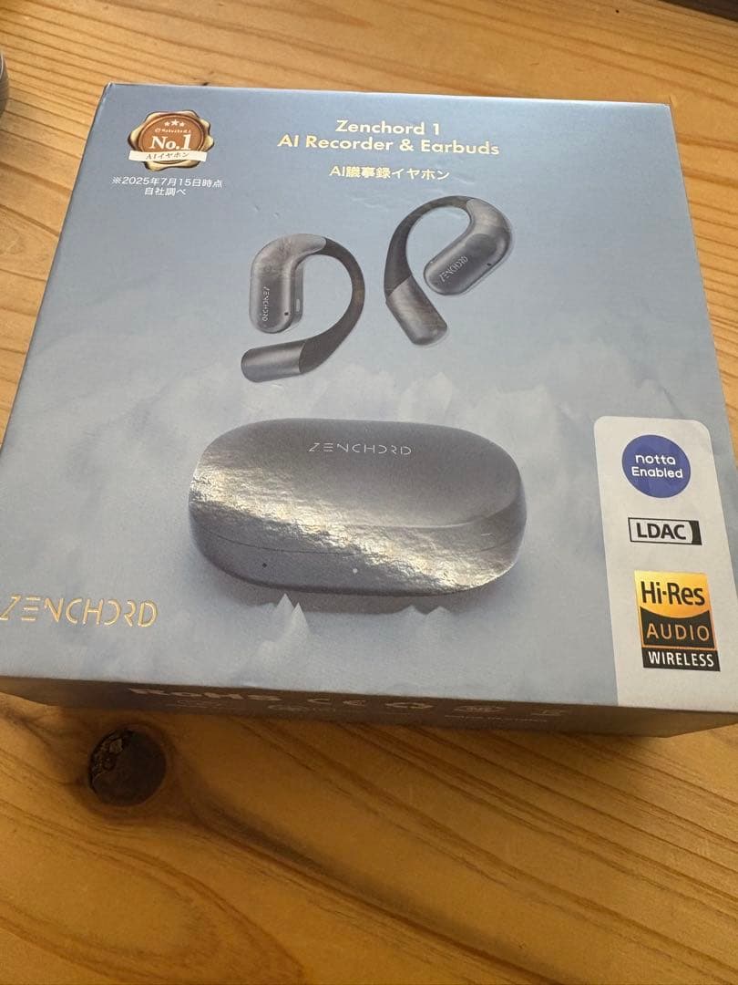 【本日のみ値下げ: 美品】Zenchord 1 イヤホン AIレコーダー