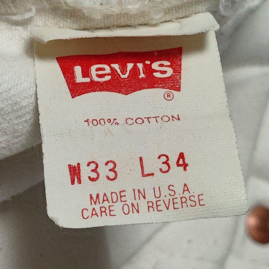 USA製 LEVI’S 501 生成 ホワイト 白系 W33 80s 90s