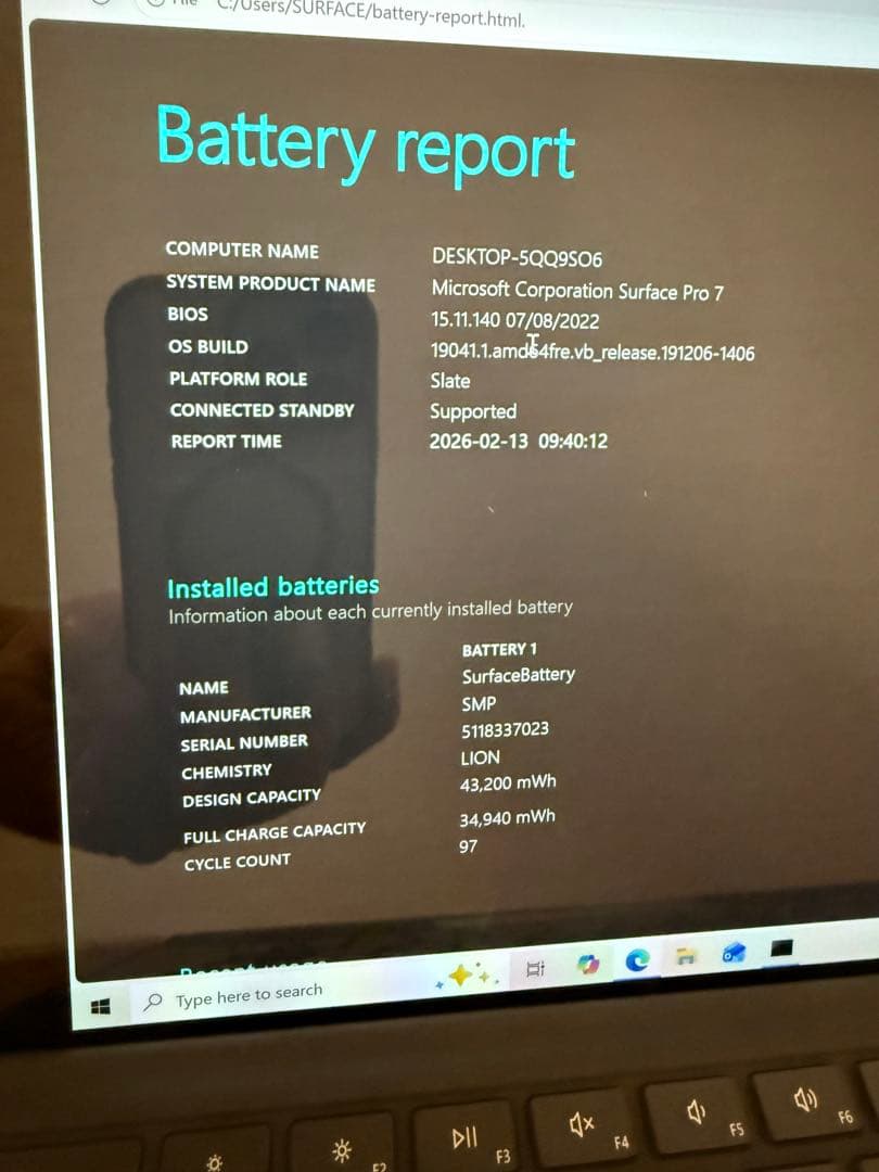 Windowsノート本体 Microsoft Surface Pro 7 (1866) 256GB