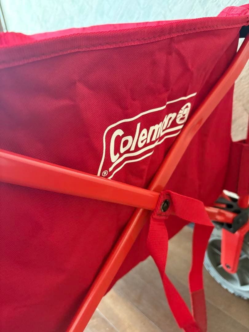 Coleman キャリーカート レッド　アウトドア