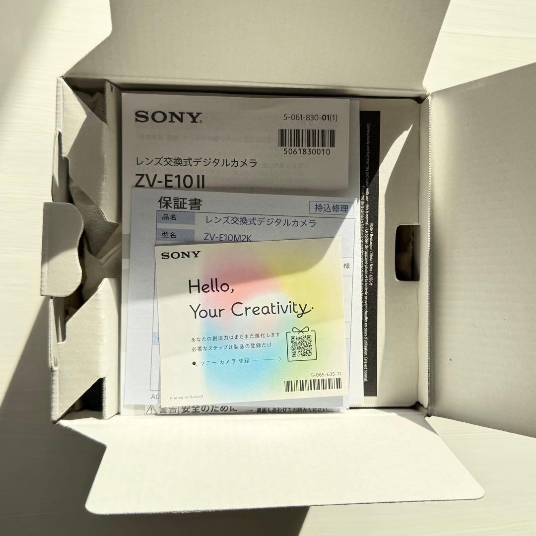 【美品】SONY ZV-E10 II