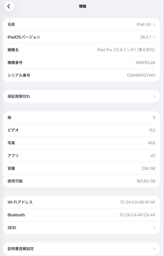 IPadpro 12.9インチ (第6世代）　LAUTカバー付