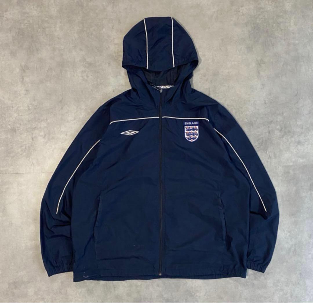 こ*ん様 アンブロ イングランド ナイロンジャケット サッカー ベッカム 3XL