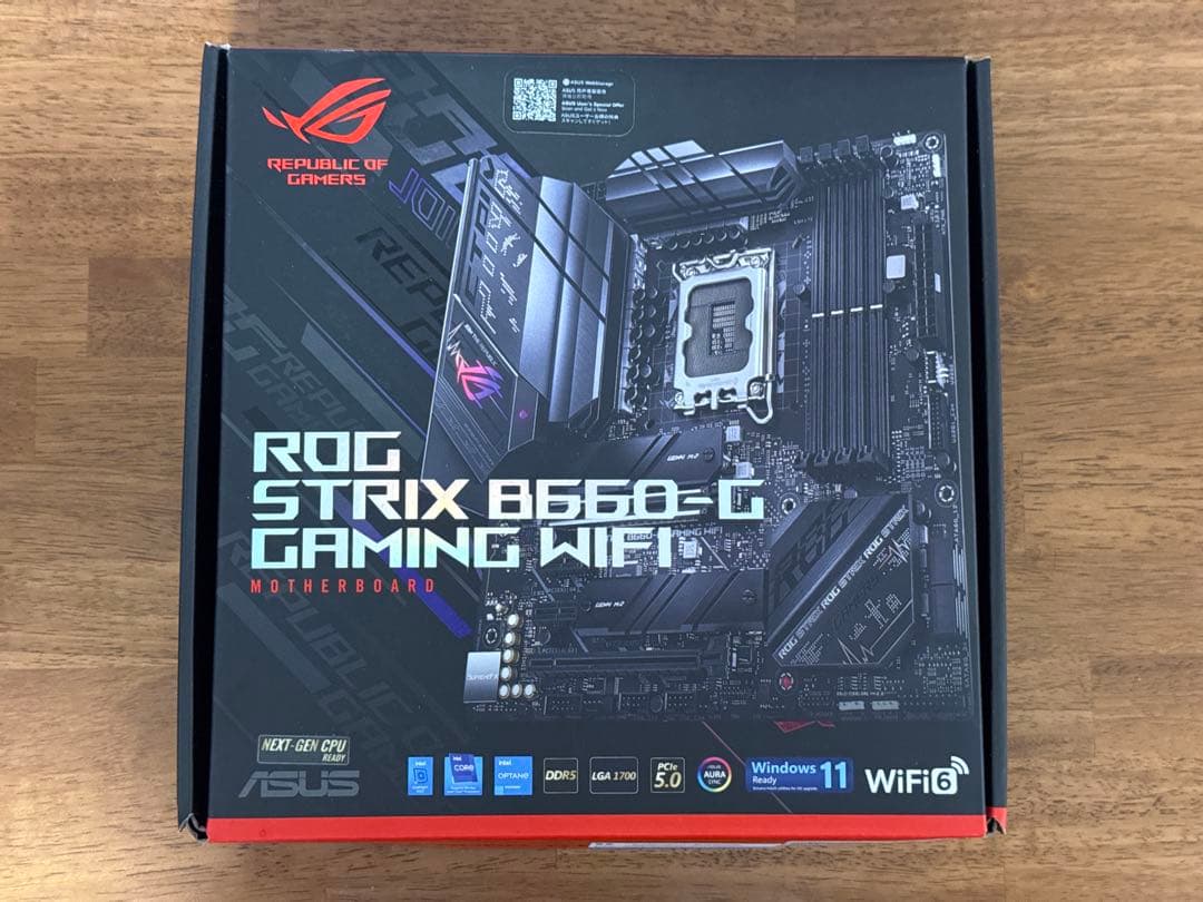 【美品】ASUS ROG STRIX B660-G GAMING WIFI 本体