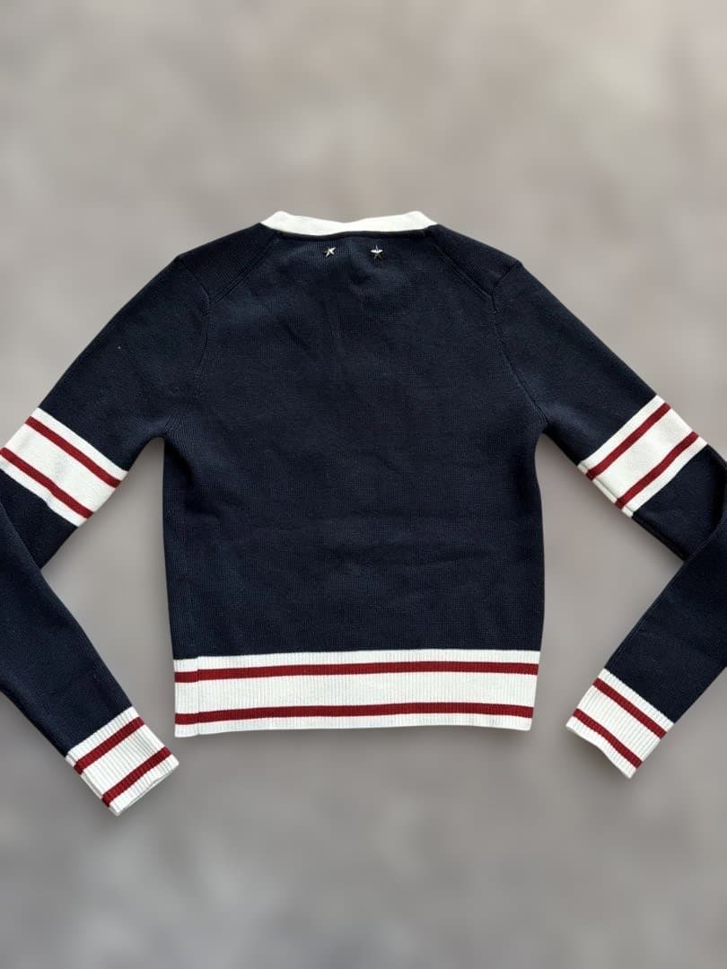 Bibiy. B. CLUB TIE CARDIGAN ネイビー