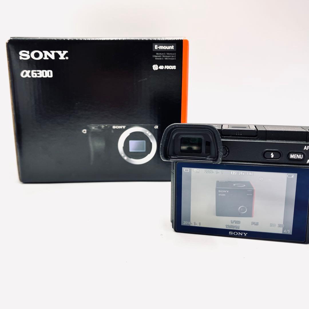 美品♪ SONY ILCE-6300 a6000 ブラック　ボディ