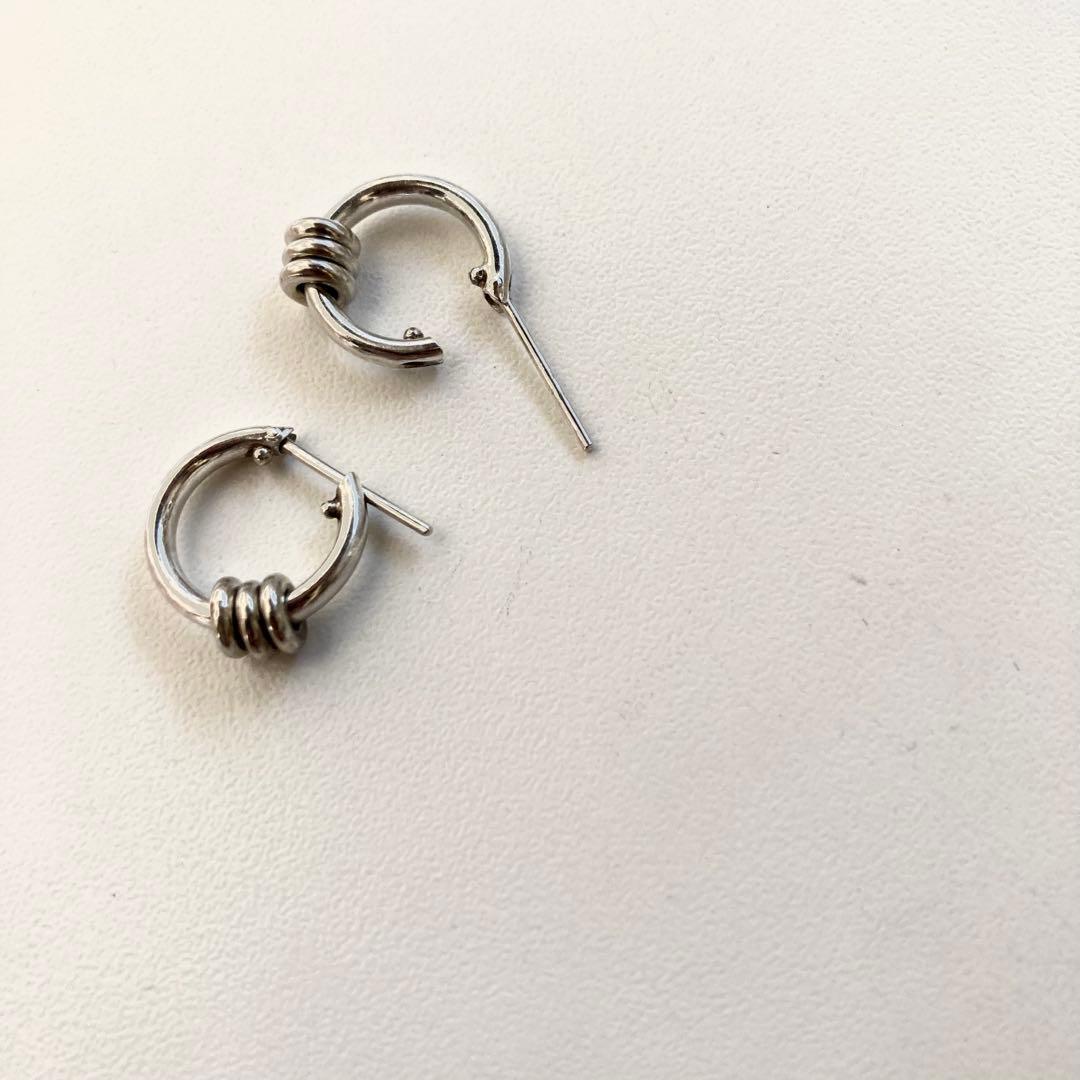 片耳ノーブランド　シルバー925 16mm ヤマト着用　登坂着スピネリ　ピアス