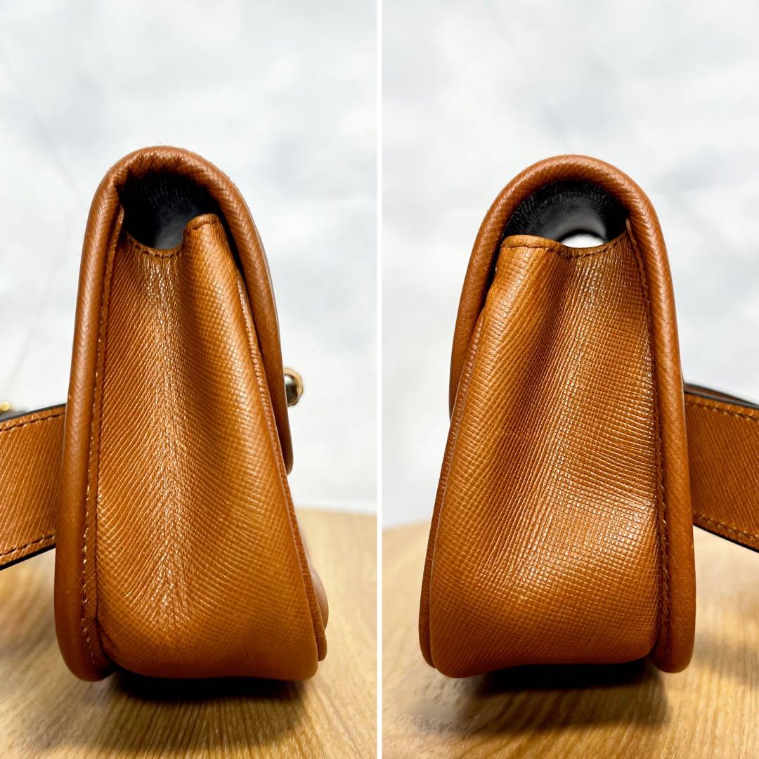 GUCCI 希少 レザー バンブー ウエストバッグ ブラウン 正規品 美品