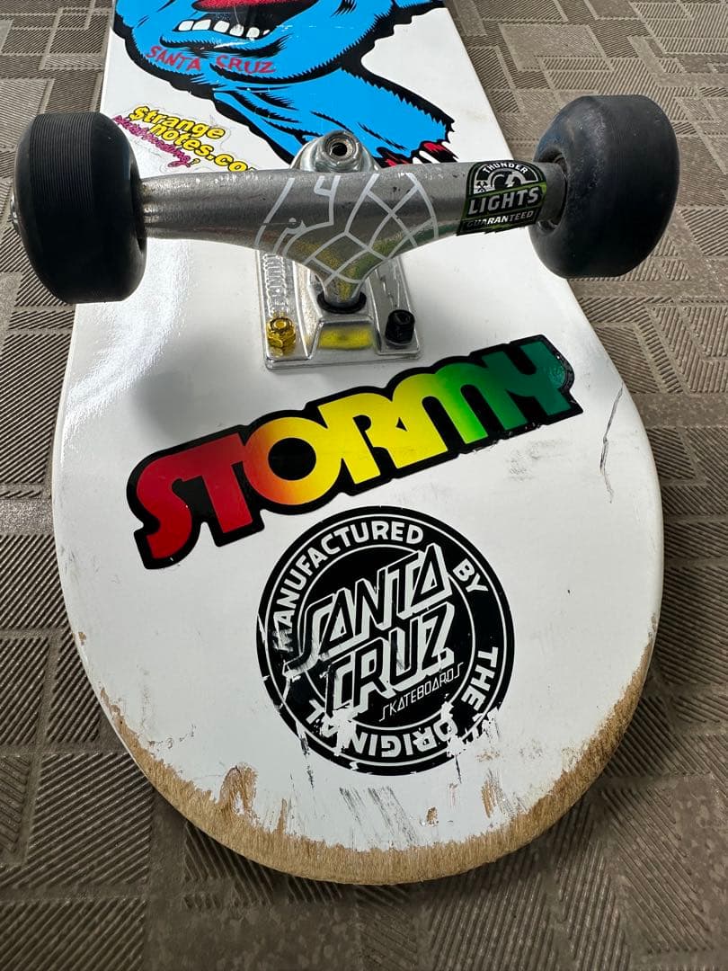 SANTA CRUZ スケートボード コンプリート　STORMY不織布バッグ付き