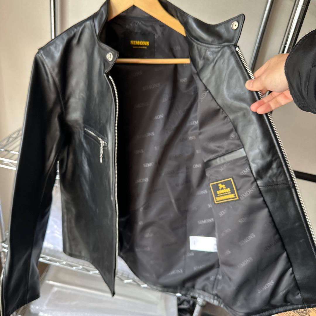 茶芯ホースハイド singleriderライダースジャケットサイズL