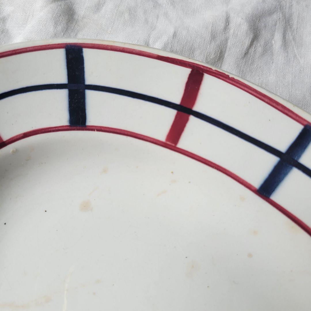 フランス　アンティーク　オーバル皿　バスク