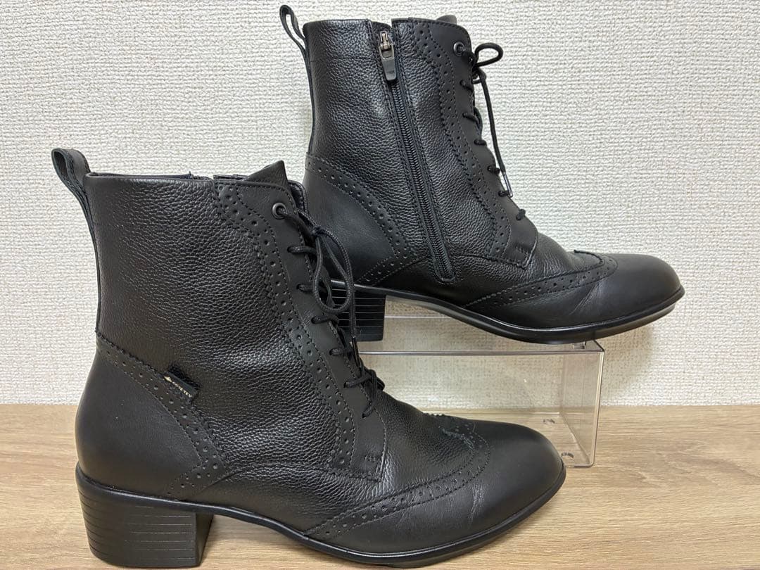 【madras Walk】極美品ゴアテックス サイドジップ レースアップ ブーツ