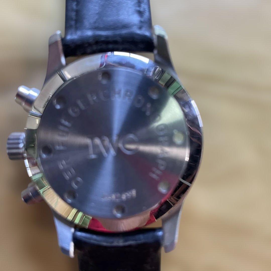 IWC クロノグラフ ブラック文字盤