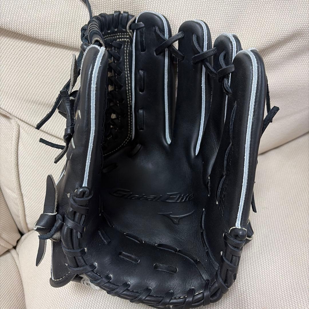 ミズノ グローバルエリート　ブラック グローブ
