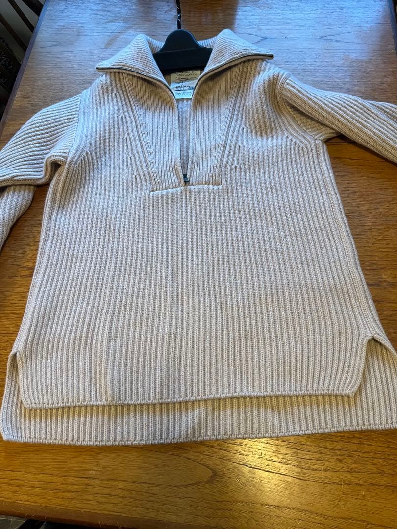 【売り切りたいため値段交渉可】chaos フランムースカシミヤ畦ZIPニット