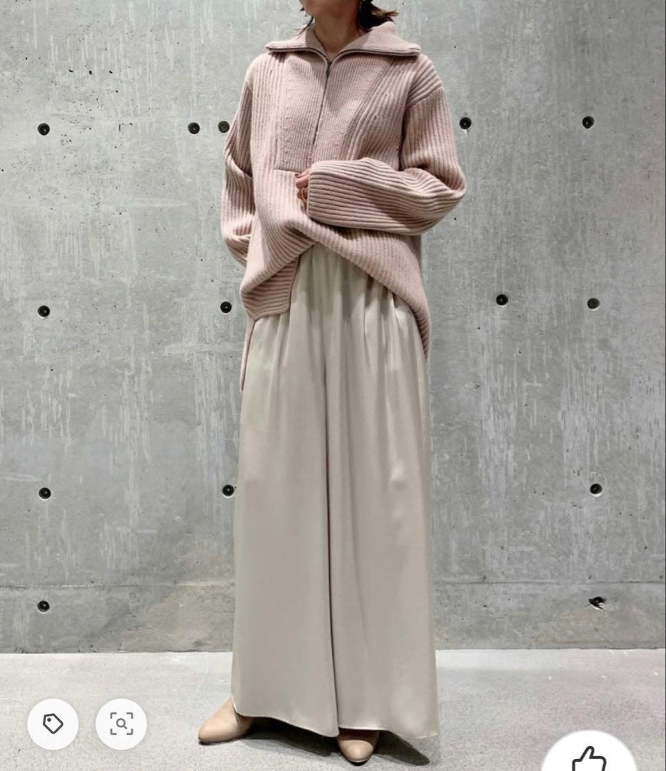 【売り切りたいため値段交渉可】chaos フランムースカシミヤ畦ZIPニット