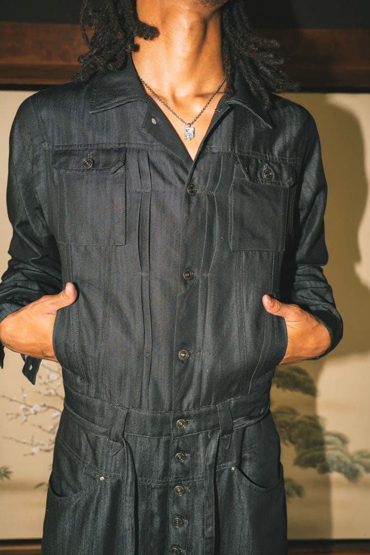 Ballsy.Brothers デニムツナギ　M