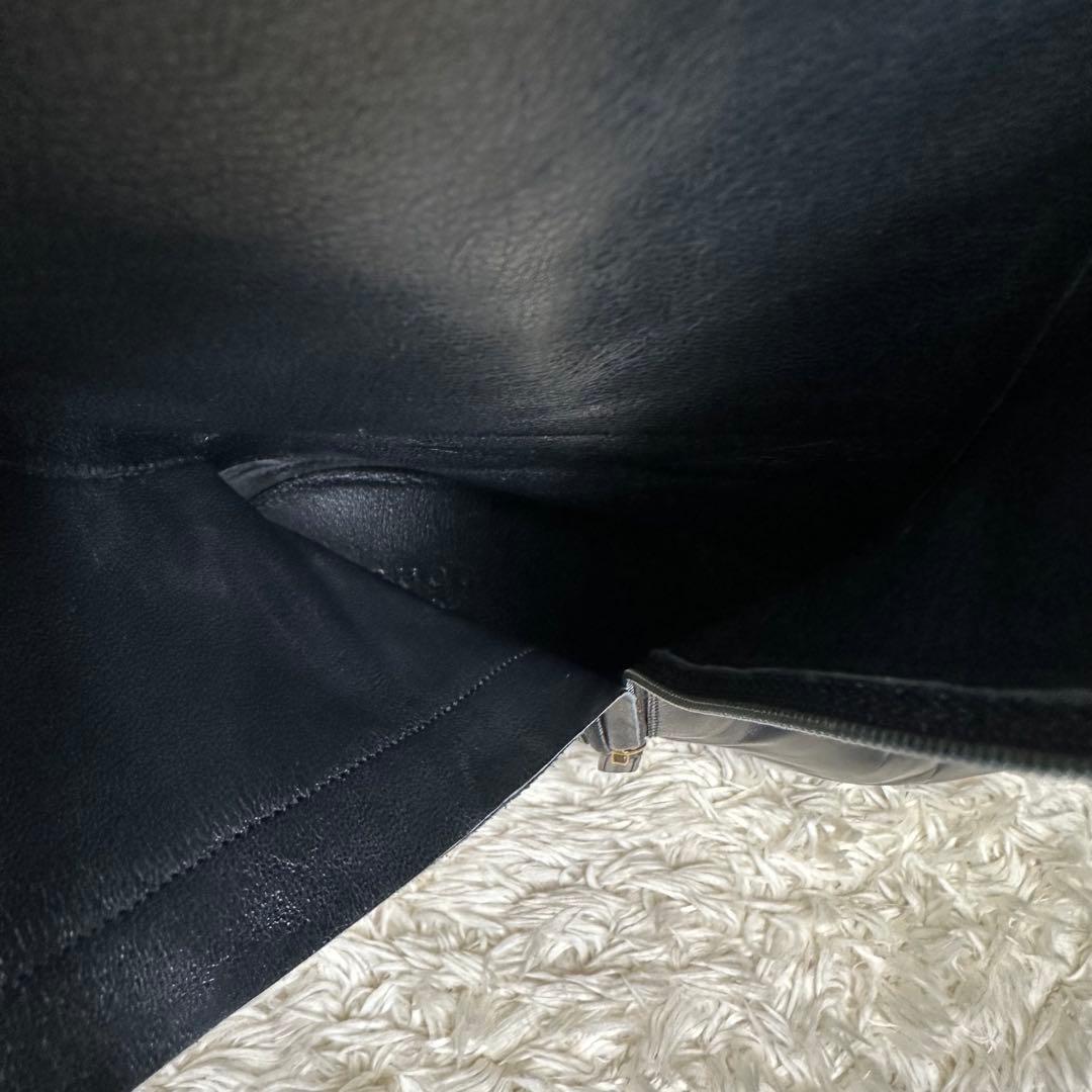 【美品】GUCCI ジョッキーブーツ G金具 インターロッキング 黒 23cm