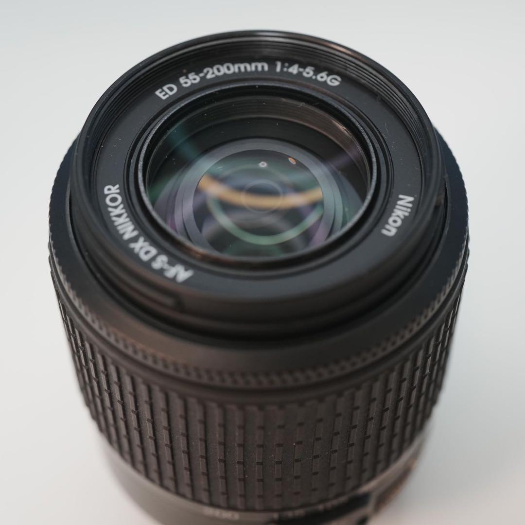 Nikon純正 55-200mm 望遠レンズ 美品 a3806
