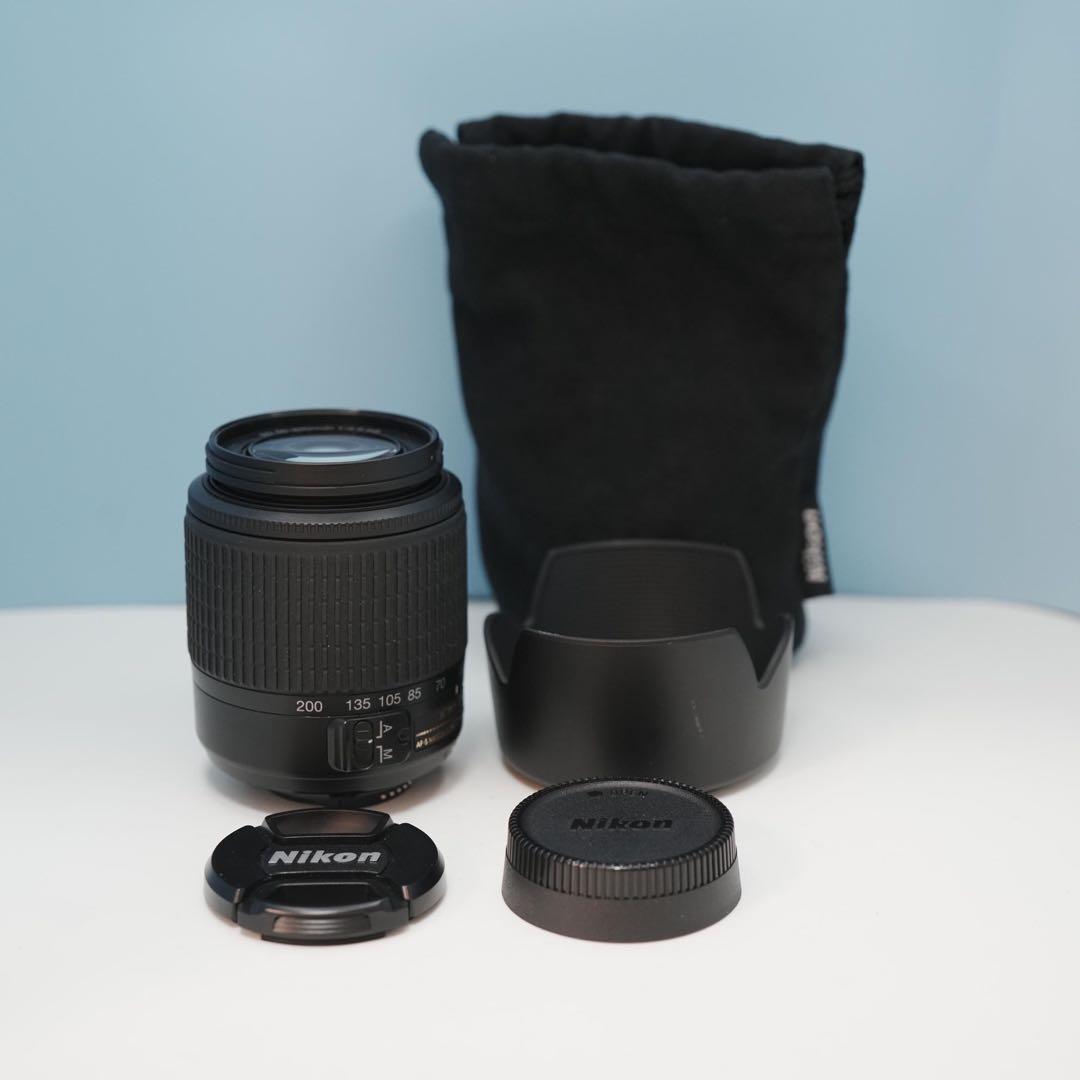 Nikon純正 55-200mm 望遠レンズ 美品 a3806