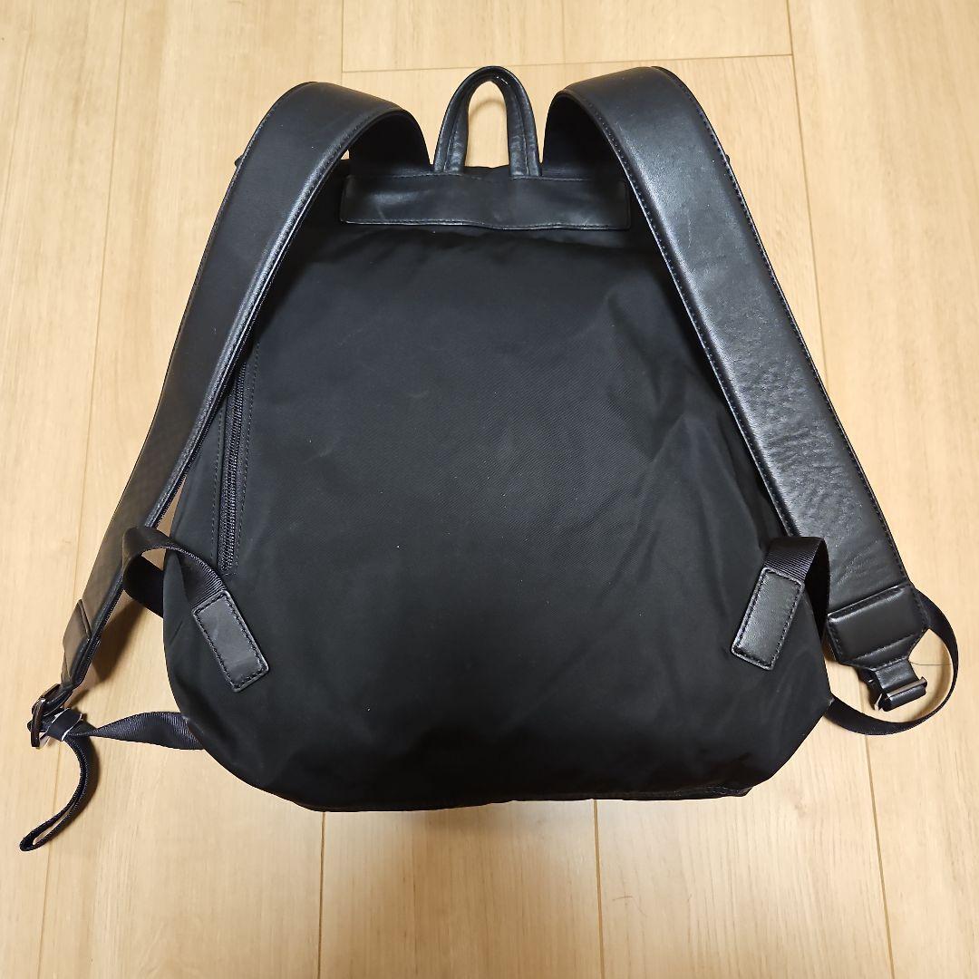 アニエスベー　ブラックロールトップリュック