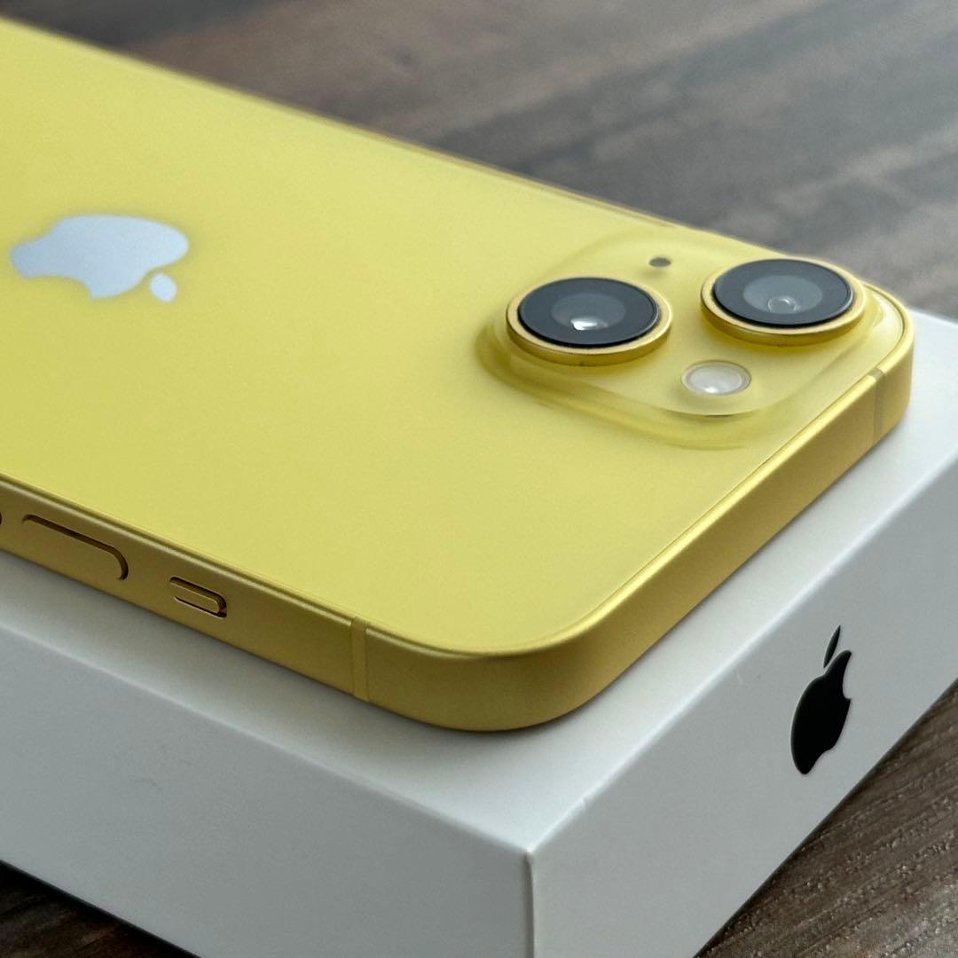 【上美品☆大容量】iPhone14 本体 Yellow 256GB SIMフリー