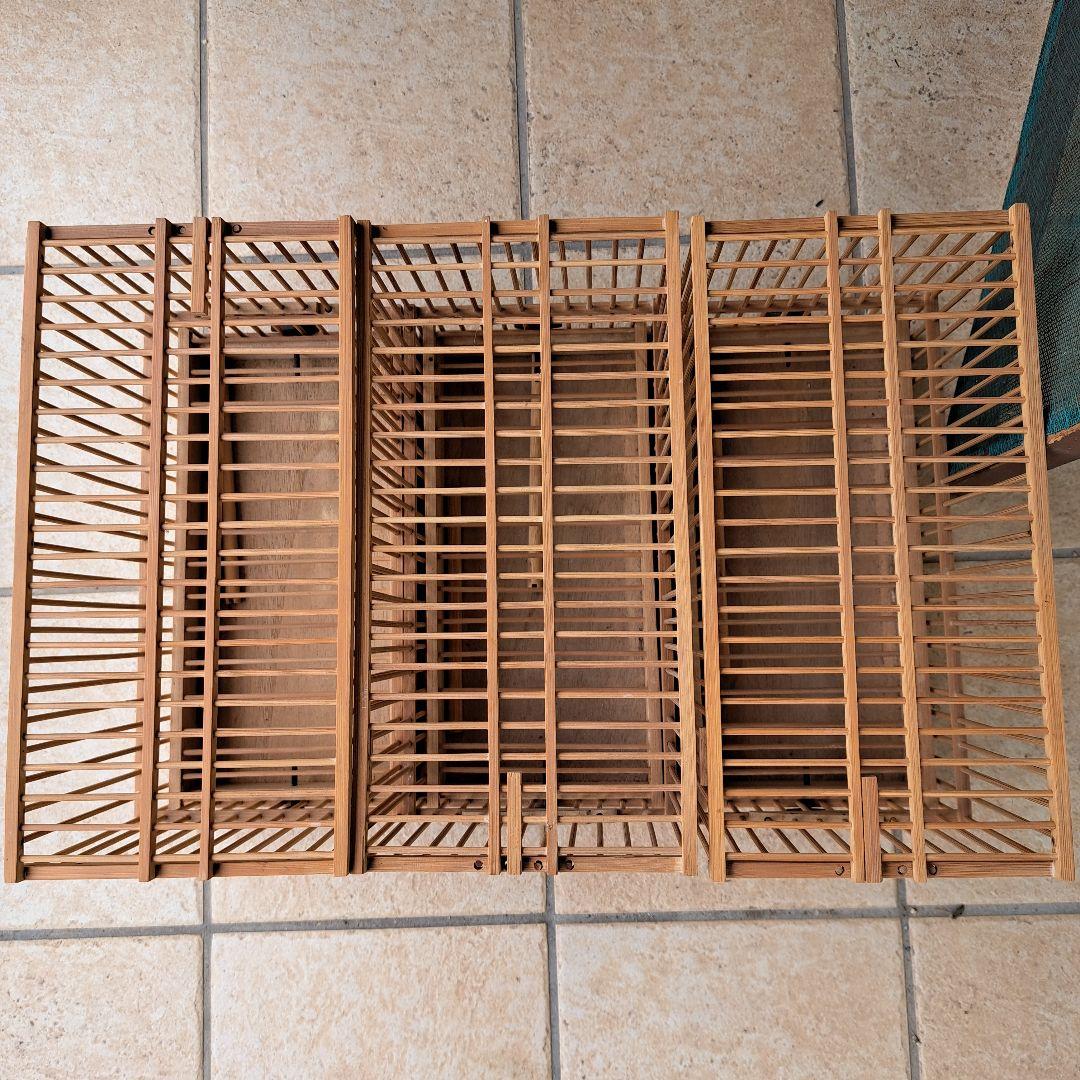 鳥籠　鳥かご　メジロ　9個　+　収納木棚