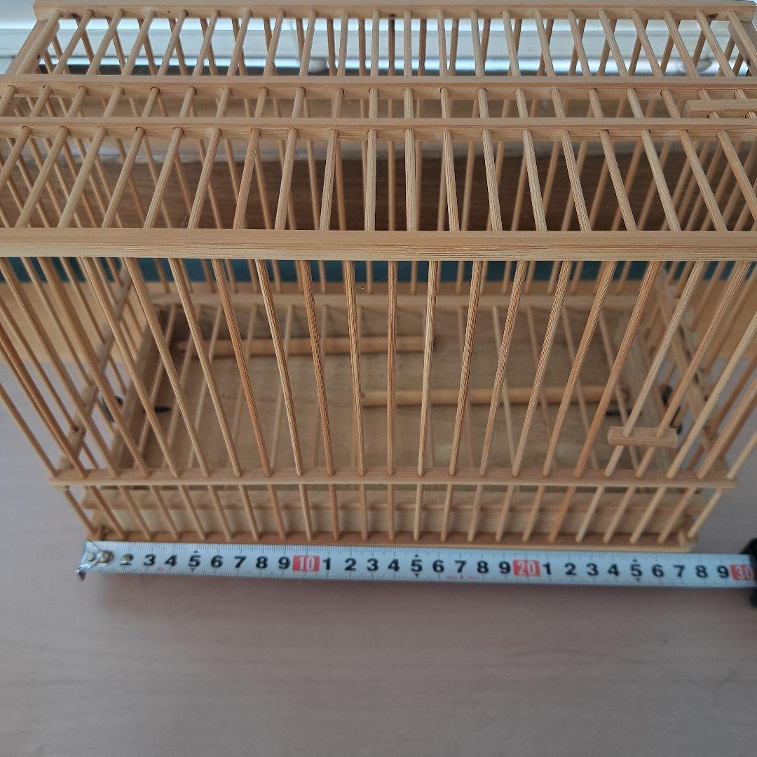 鳥籠　鳥かご　メジロ　9個　+　収納木棚