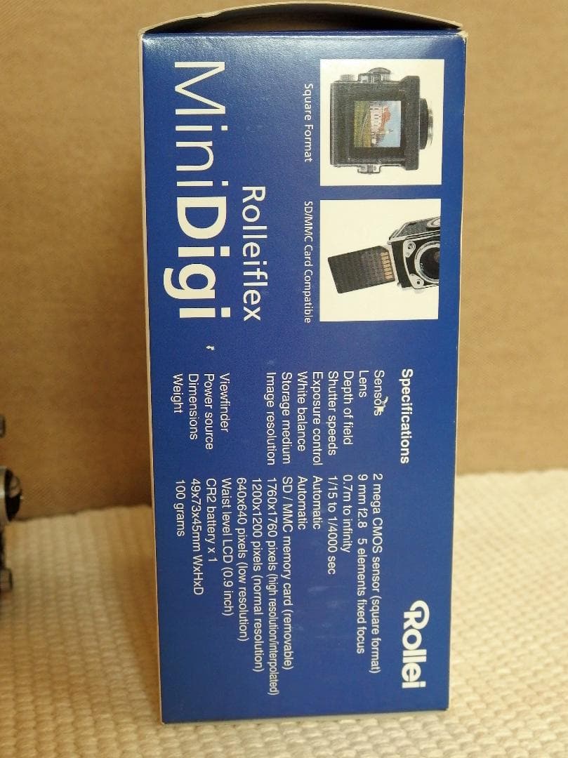 【ジャンク品】Rolleiflex MiniDigi バッテリー,充電器付き