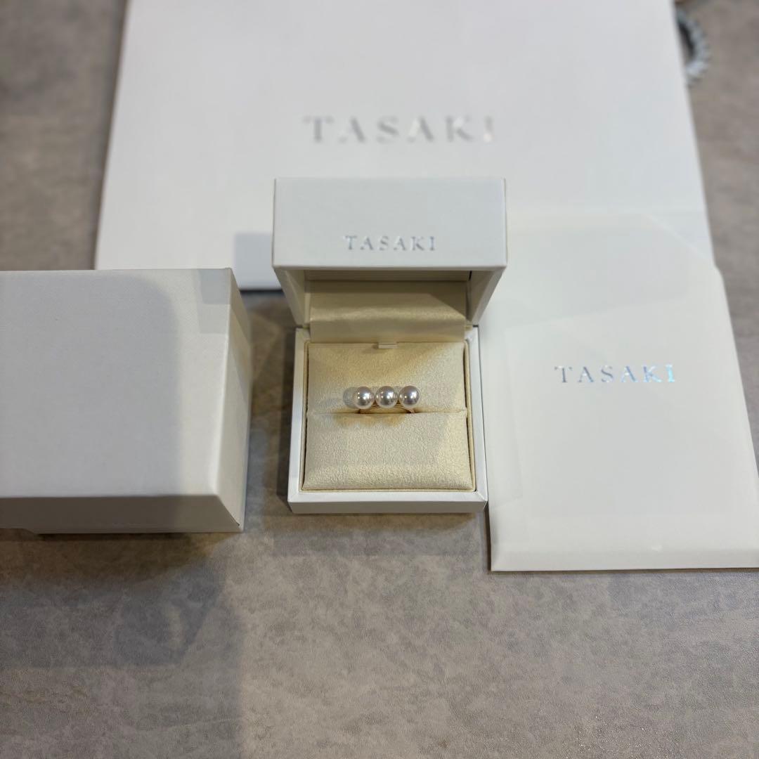 【美品】タサキTASAKI バランスネオ リング 指輪サクラゴールド16号アヤコ