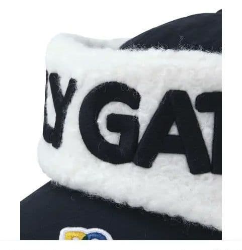 パーリーゲイツ　キルティング2way キャップ（unisex）ネイビー×ホワイト