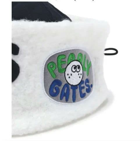 パーリーゲイツ　キルティング2way キャップ（unisex）ネイビー×ホワイト