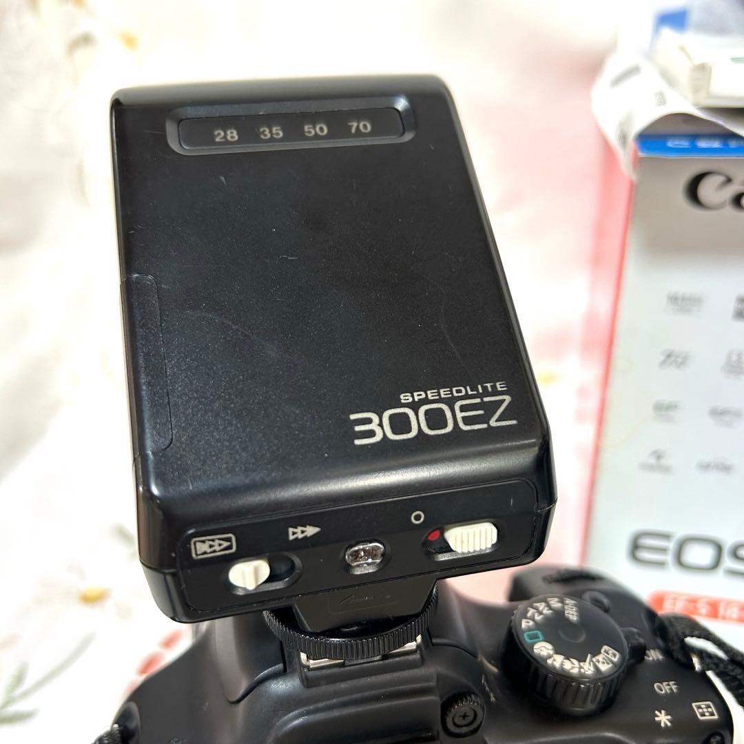 最終処分‼️美品Canon EOS KISS F 純正ストロボ付 デジタルカメラ