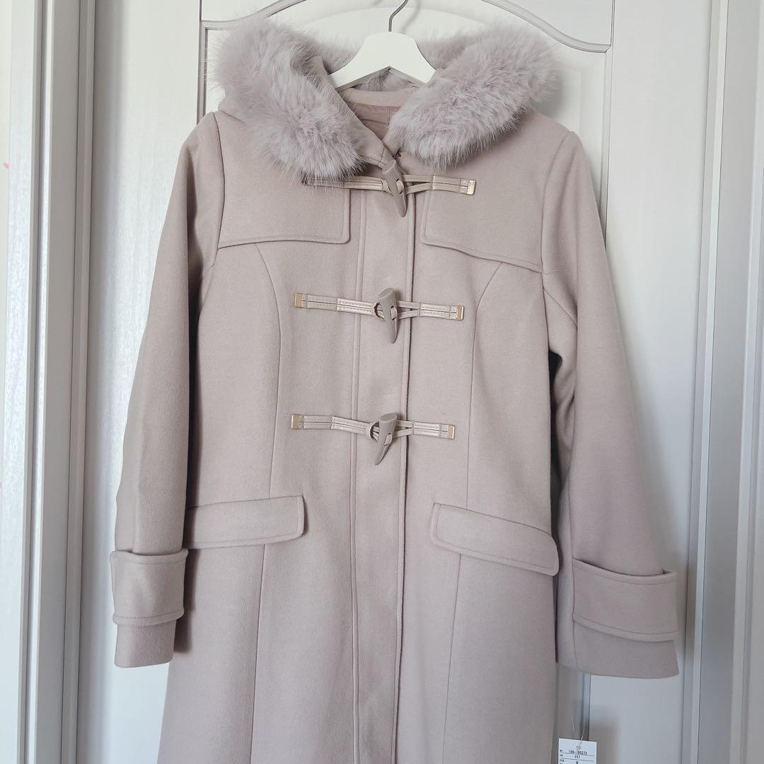 tocco トッコクローゼット　取り外し可能なファー付きダッフルコート