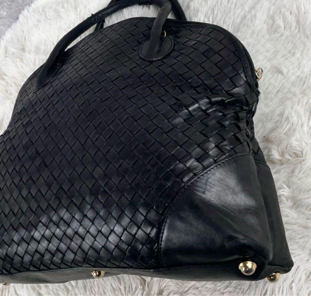 【美品】BOTTEGAVENETA イントレチャート 2way バッグ