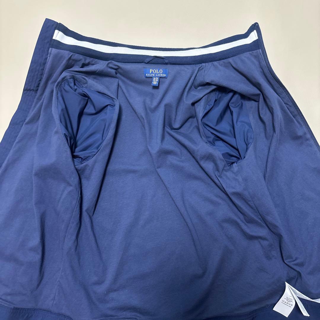 【美品】ポロラルフローレン スイングトップ ジップ ブルゾン ジャケット 青 S