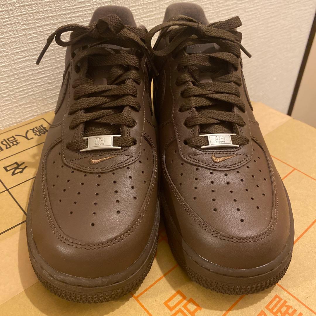 Supreme×Nike エアフォースブラウン
