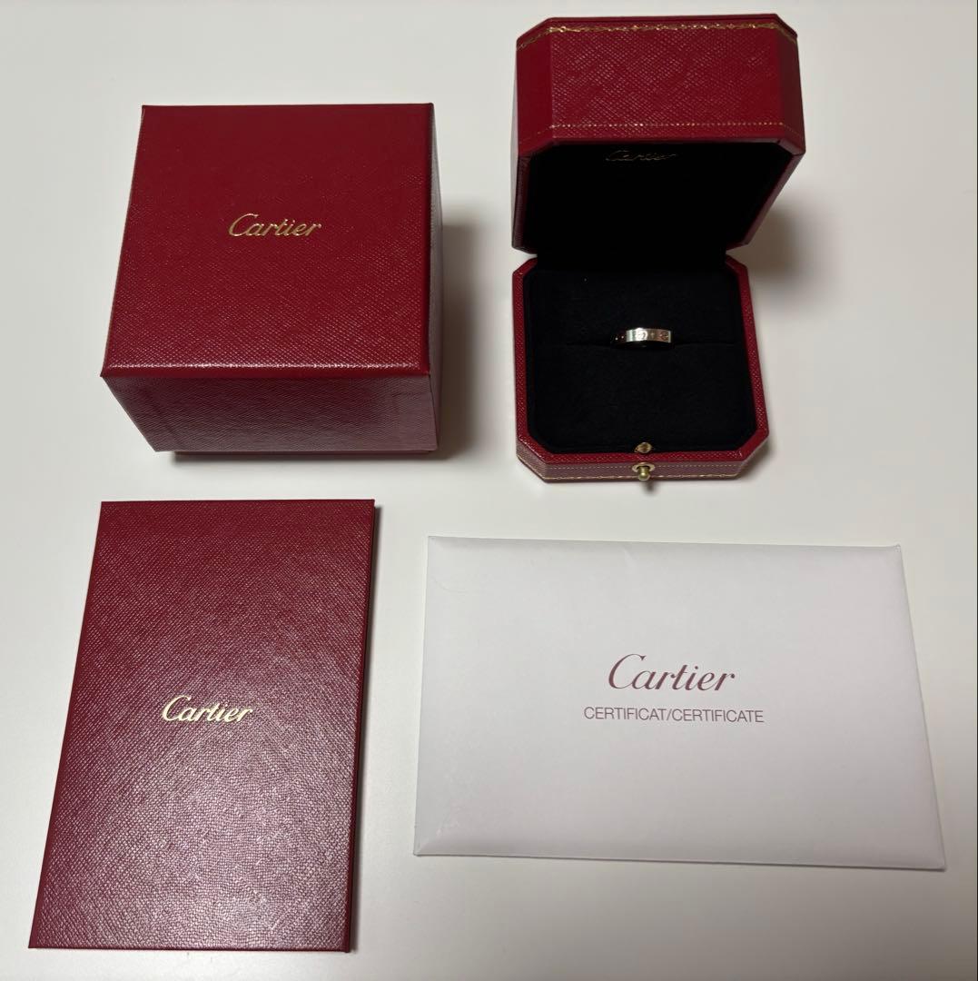 chg Cartier ラブリング ホワイトゴールド
