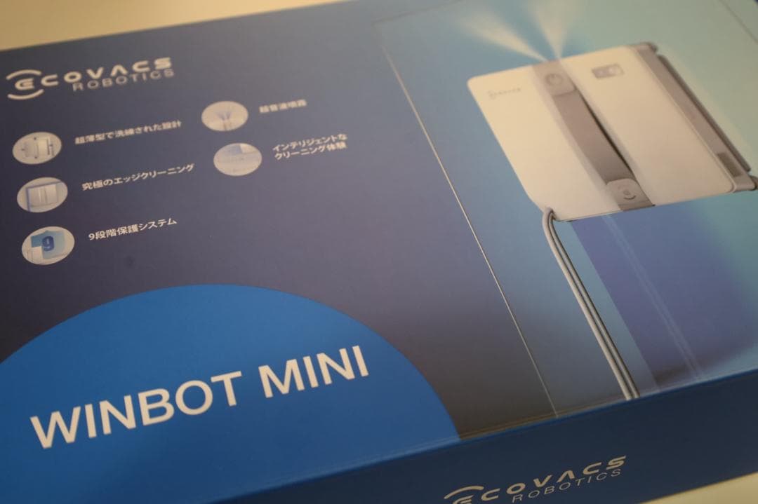ECOVACS(エコバックス) WINBOT MINI 窓掃除 窓拭きロボット