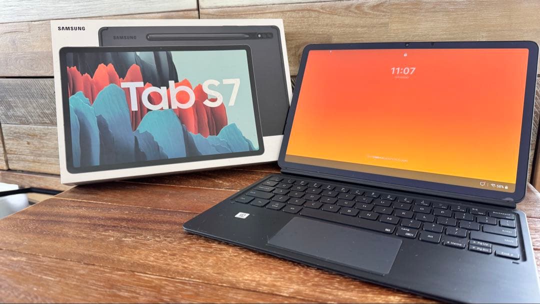 Samsung Tab S7 512GB本体 スタイラスペン・キーボード・箱付き