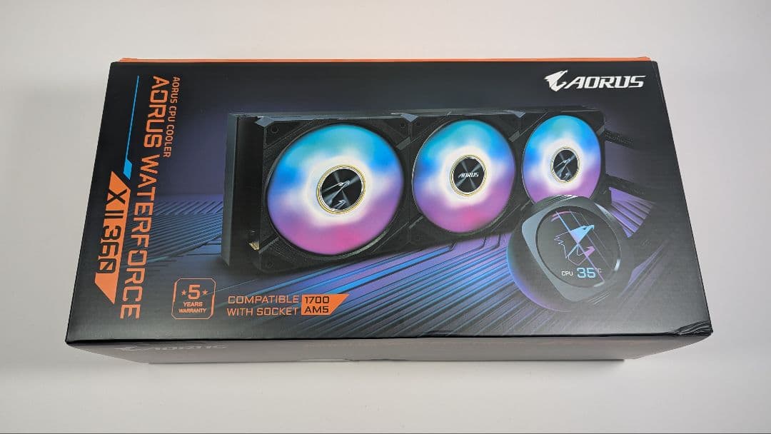 AORUS WATERFORCEX II 360 ジャンク品 簡易水冷クーラー