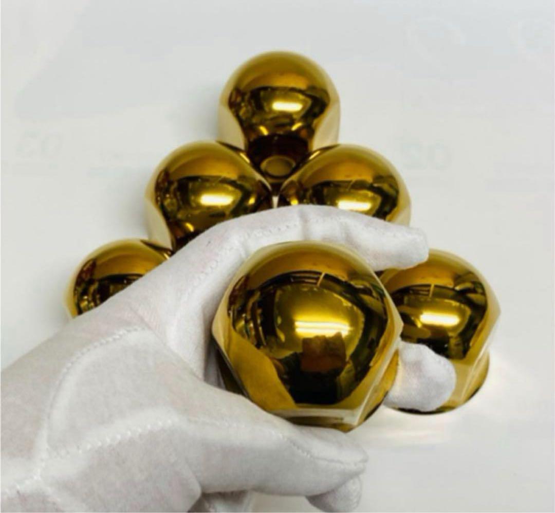 ◆新発売◆ゴールドステン◆ナットキャップ◆JIS規格41x46mm◆24個