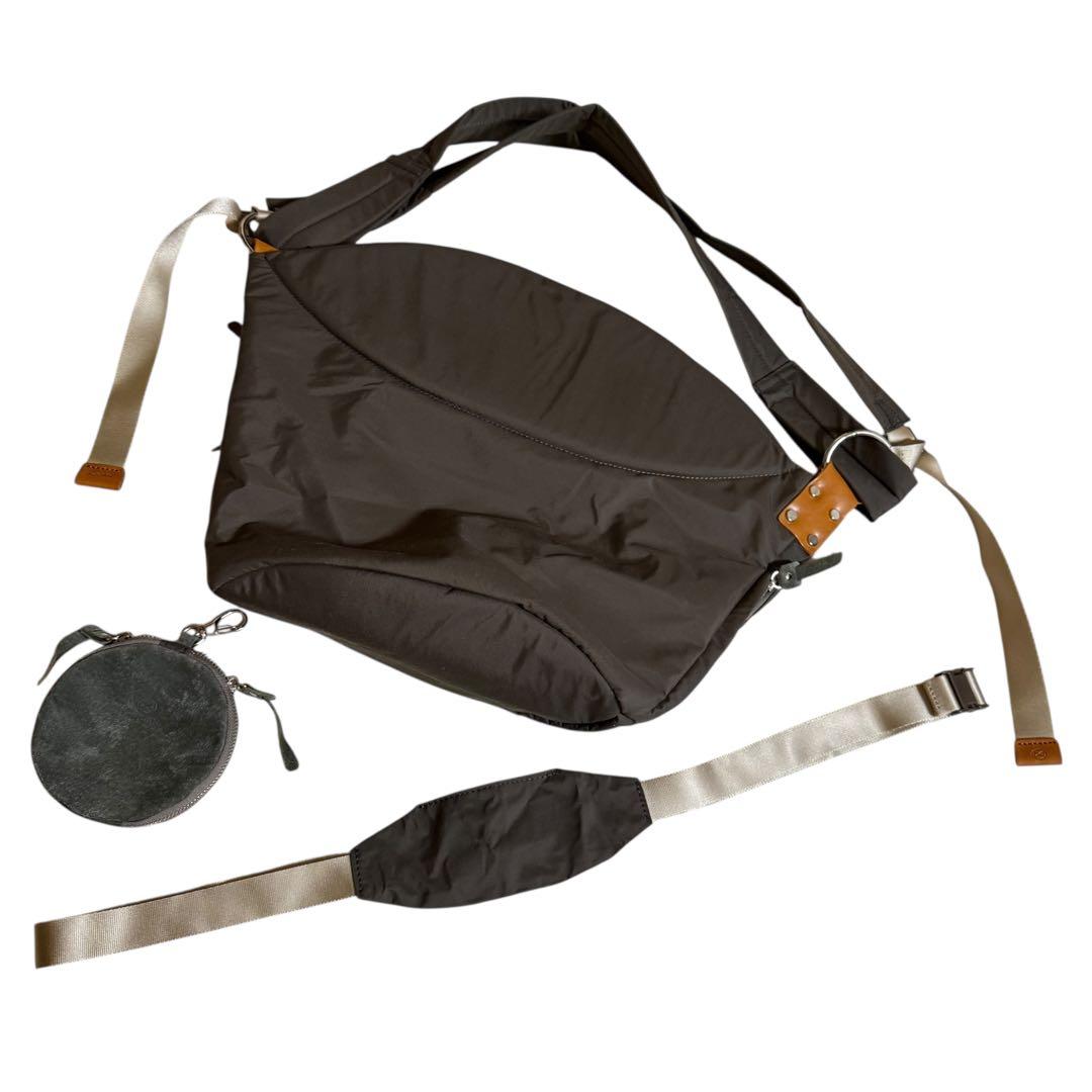 【aky様】 N/ORN ノルン 抱っこバッグ チャコールブラウン ショルダー付